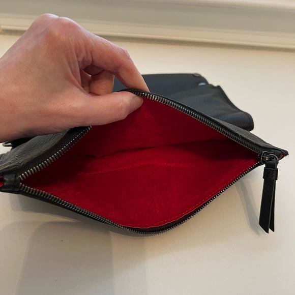 Hammitt Black Croc-Embossed Shoulder Bag - Picture 7 of 10